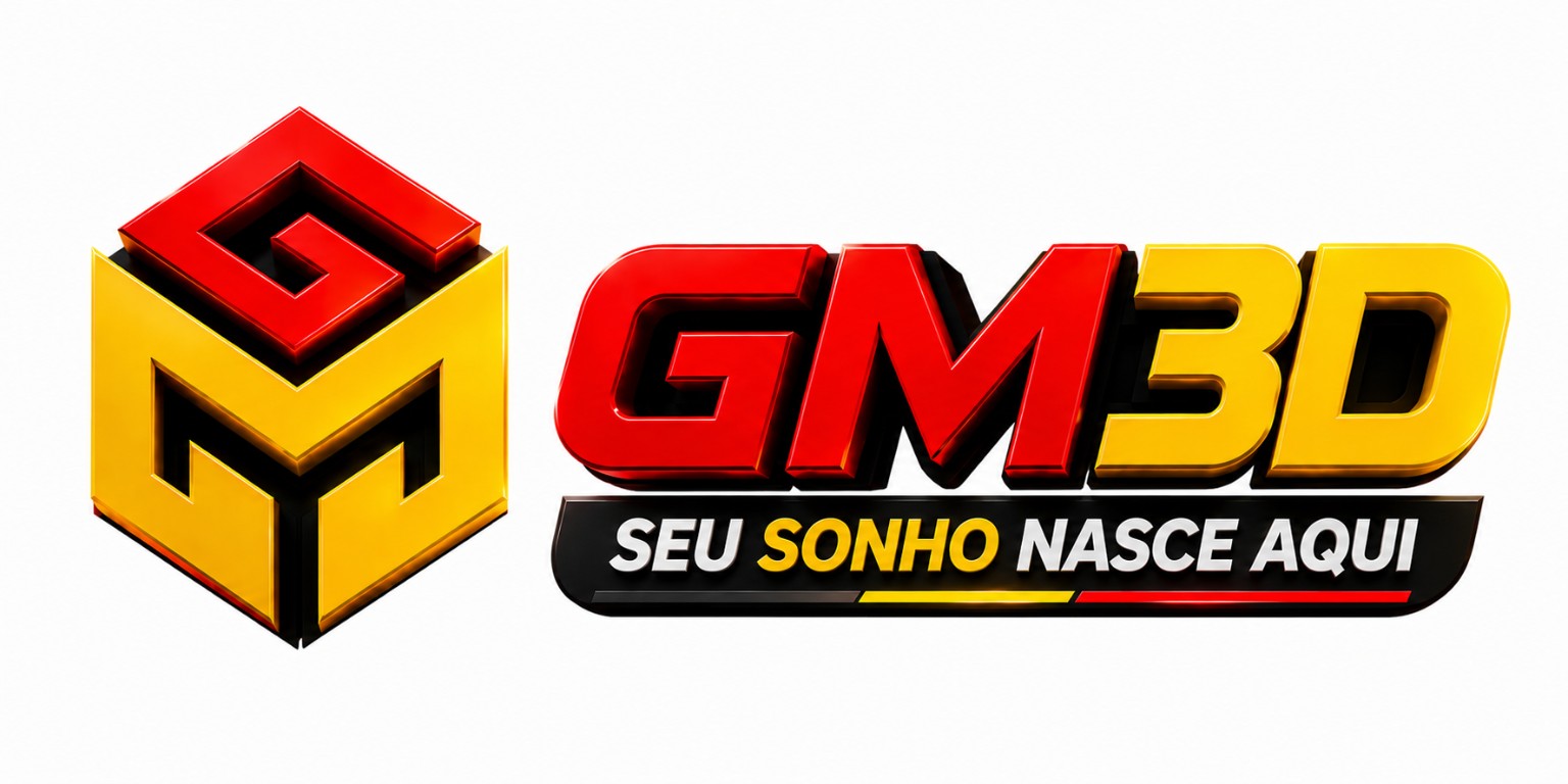 Logo GM3D - Seu sonho nasce aqui